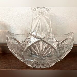 Waterford Crystal fruit bowl with handle